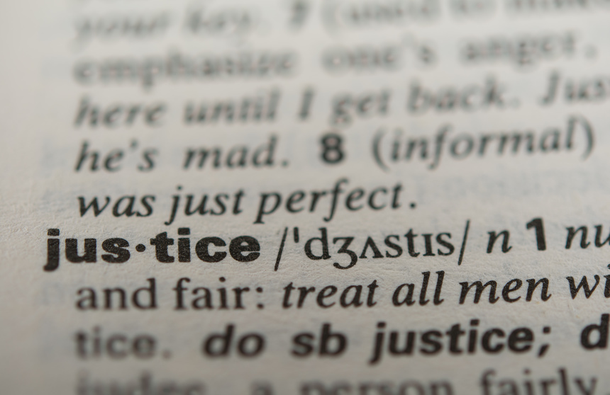 Definition of the word justice